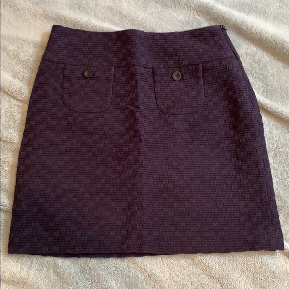 Mossimo short quilted navy skirt - size 4